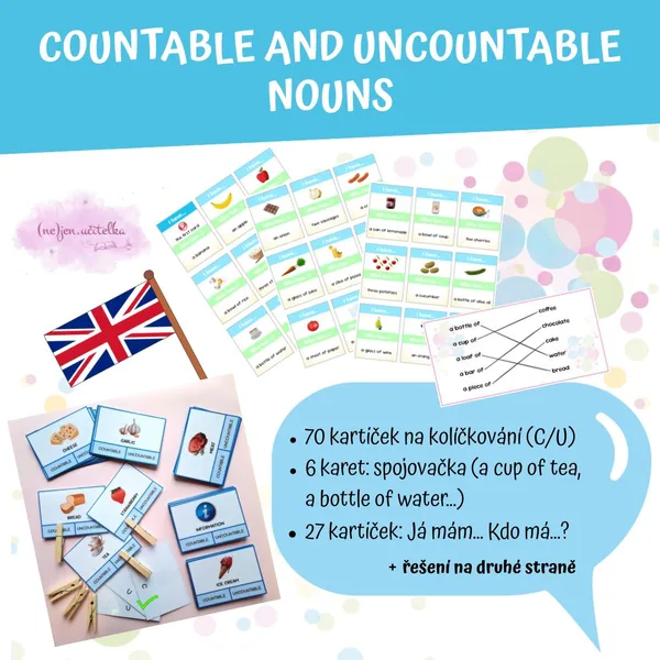 Countable and uncountable nouns 1