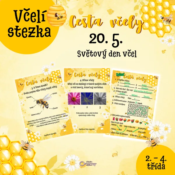 Cesta včely - naučná stezka pro první stupeň  1