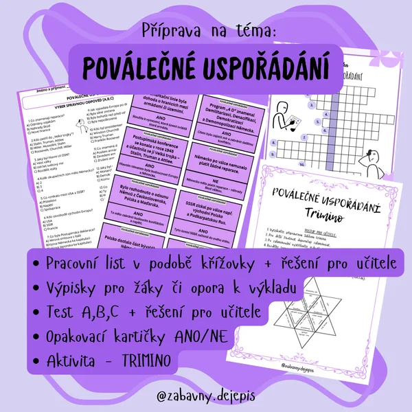 POVÁLEČNÉ USPOŘÁDÁNÍ 1