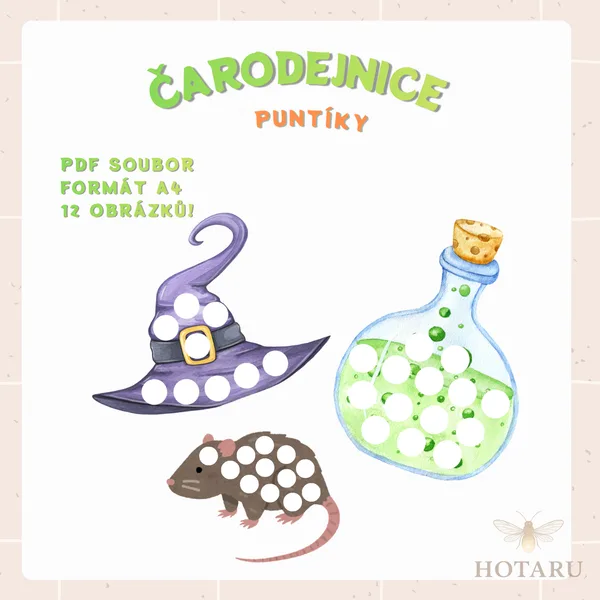 ČARODEJNICE - Puntíky 1