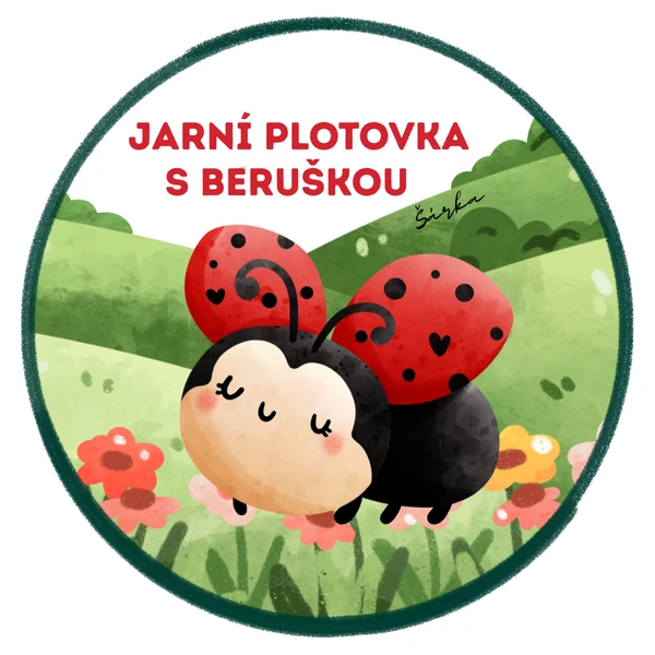 Jarní PLOTOVKA s beruškou 1