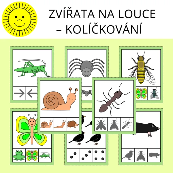 ZVÍŘATA NA LOUCE – KOLÍČKOVÁNÍ 1