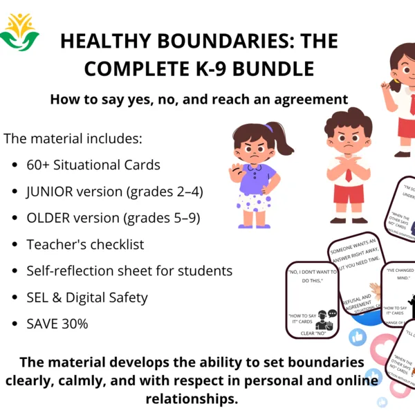 Healthy Boundaries Bundle - Social Skills & Digital Safety 1