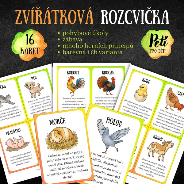 Zvířátková rozcvička 1