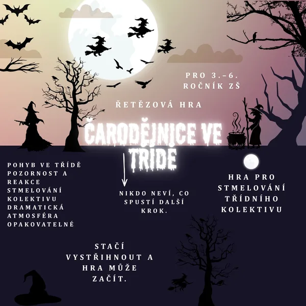 Čarodějnice ve třídě – řetězová hra plná napětí 1