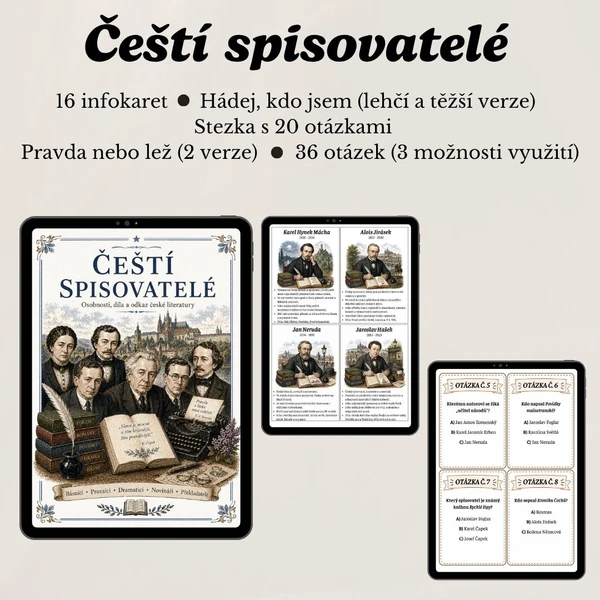 Čeští spisovatelé 1