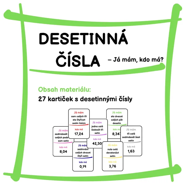DESETINNÁ ČÍSLA – Já mám, kdo má? 1