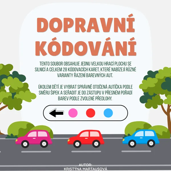 Dopravní kódování - Barvy a směry 🚗 1