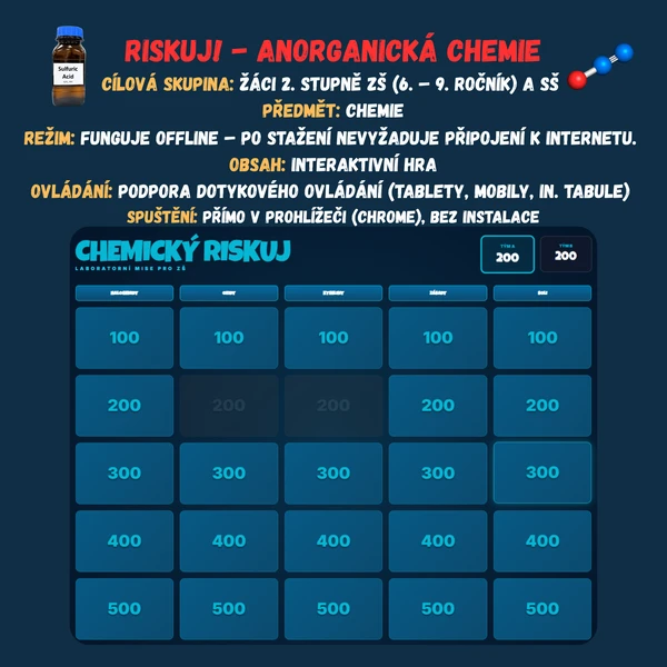 Riskuj! - Anorganická chemie 1