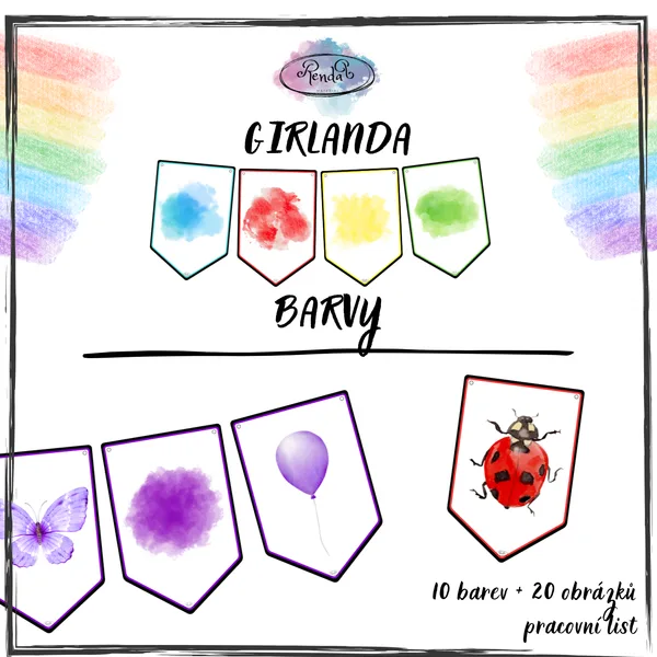 Girlanda - Barvy 1