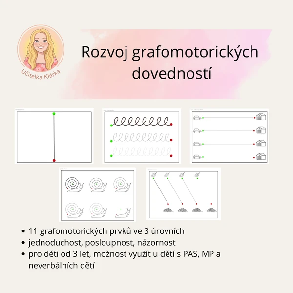Rozvoj grafomotorických dovedností 1