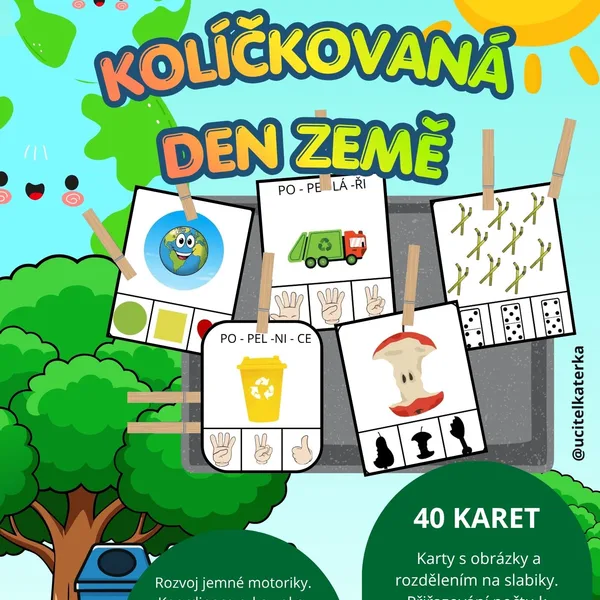 DEN ZEMĚ - KOLÍČKOVANÁ 🌿 1