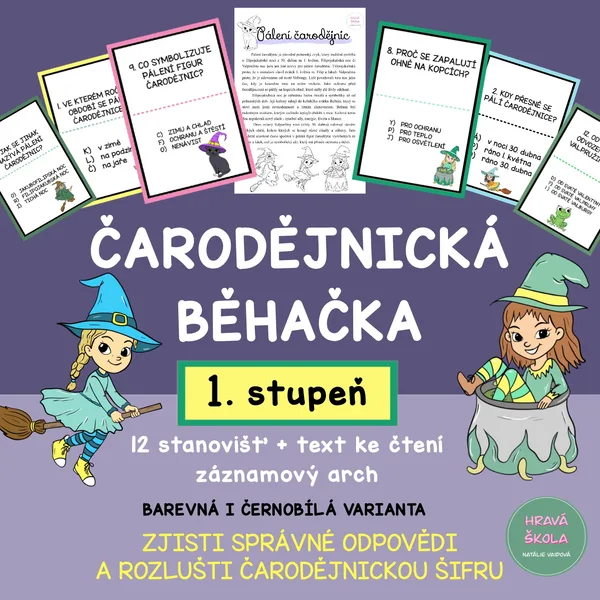 PÁLENÍ ČARODĚJNIC- BĚHAČKA S TAJENKOU 1