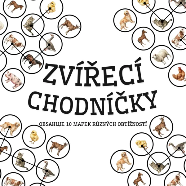 ZVÍŘÁTKA NA FARMĚ – CHODNÍČKY 1