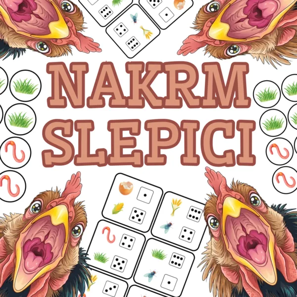 Nakrm slepici - počítání do 6 1