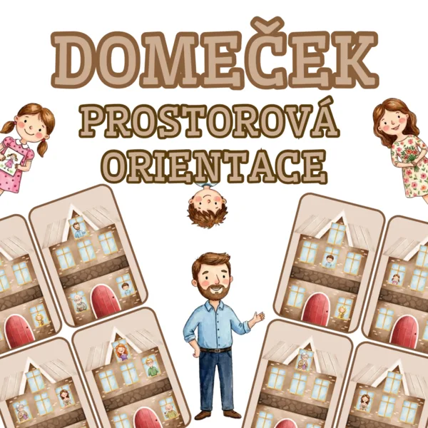 Domeček - prostorová orientace  1