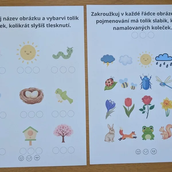 Jarní hrátky s písmeny a slovy 1