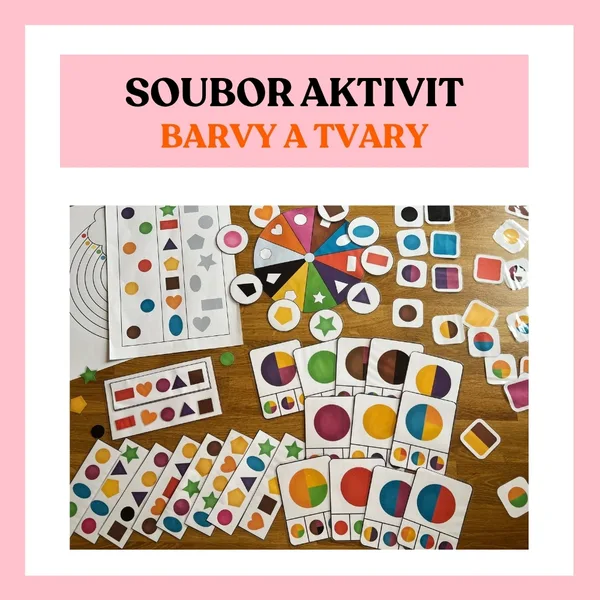Soubor aktivit: Barvy a tvary 1