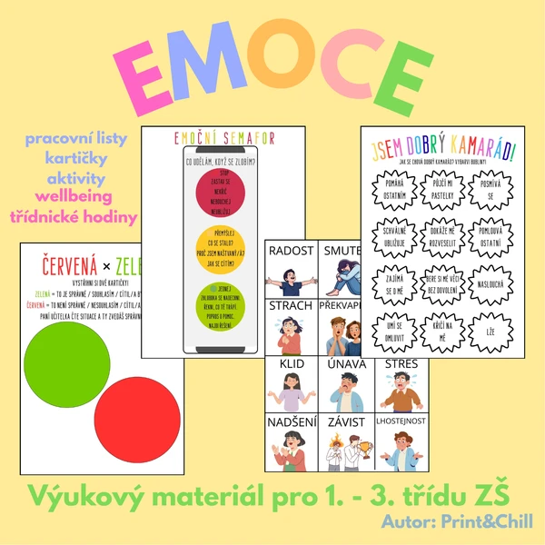 Wellbeing, emoce, vztahy ve třídě 1
