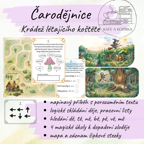 Čarodějnice - Krádež létajícího koštěte 1