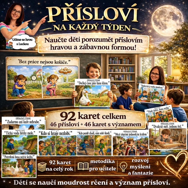 PŘÍSLOVÍ NA KAŽDÝ TÝDEN 1