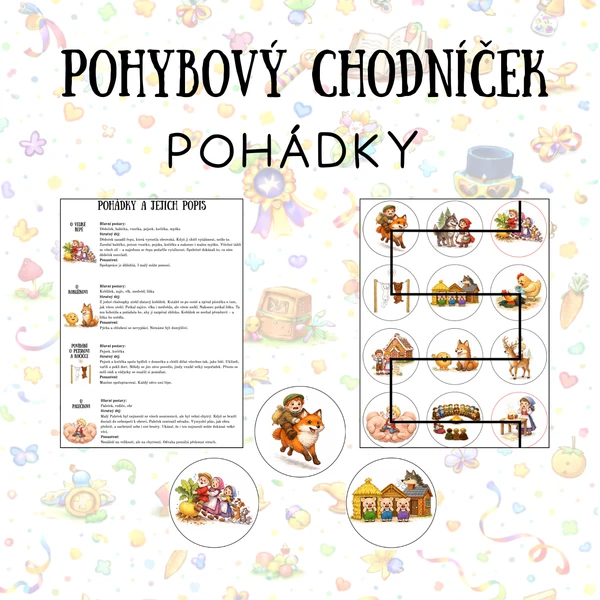 Pohybový chodníček - Pohádky 1