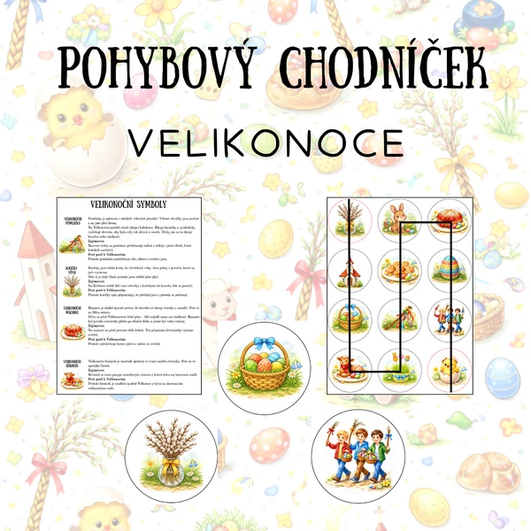 Pohybový chodníček - Velikonoce 1
