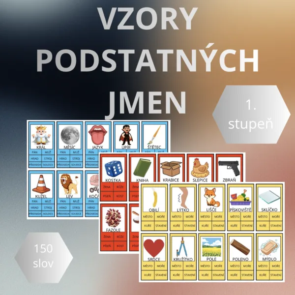 Vzory podstatných jmen 1