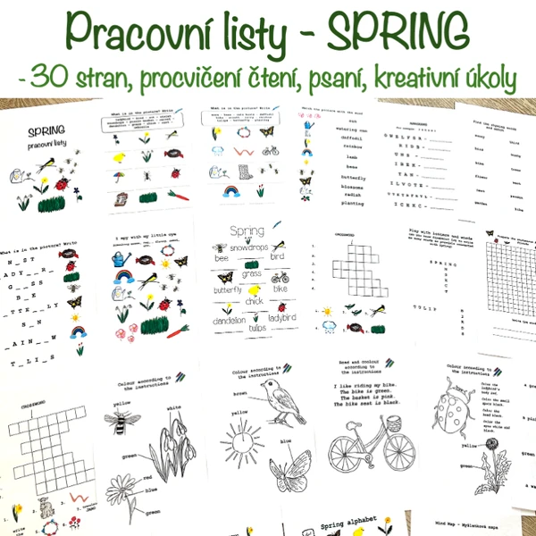 Spring - pracovní listy 1