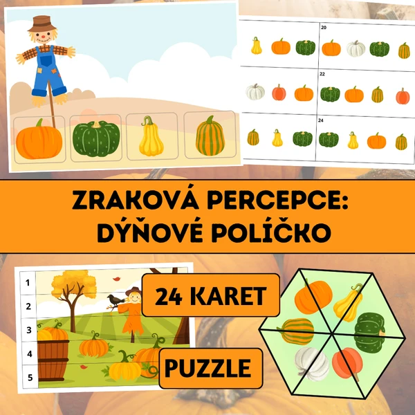 Zraková percepce: Dýňové políčko 1