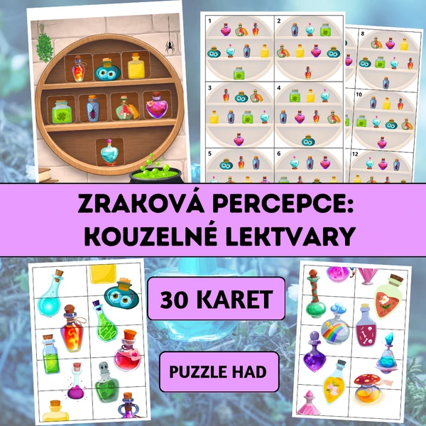 Zraková percepce: Kouzelné lektvary 1