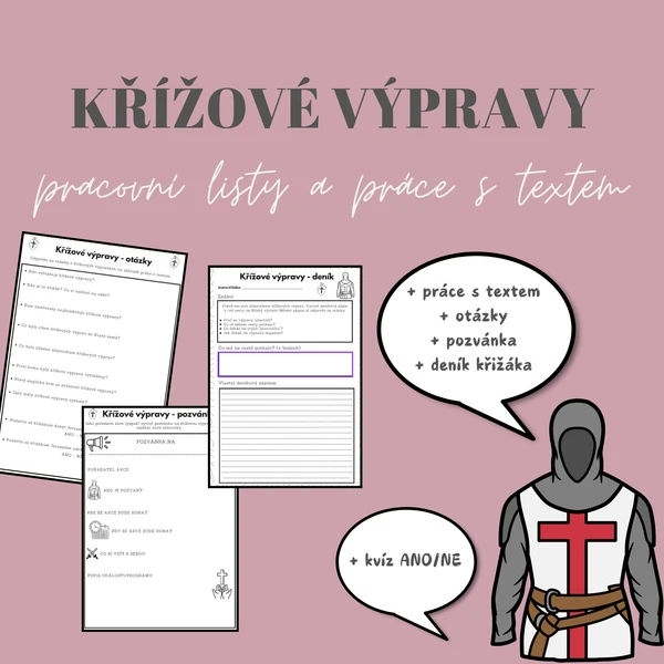 Křížové výpravy - přípravy, tvůrčí metody 1