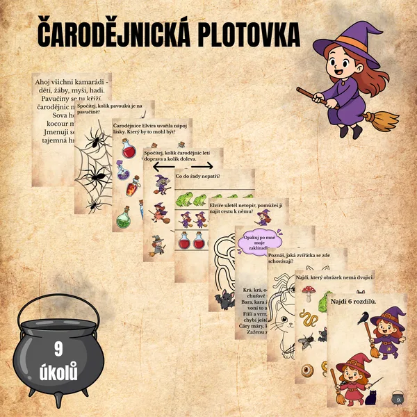 Čarodějnická plotovka  1