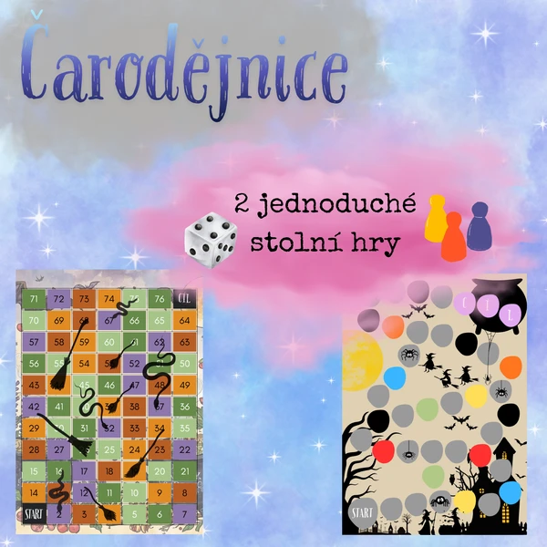2 stolní hry - Čarodějnice 1