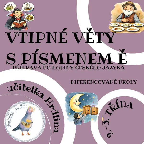 Vtipné věty s písmenem Ě 1