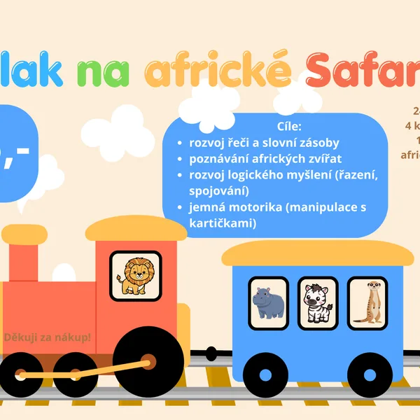 Vlak na africké Safari  1