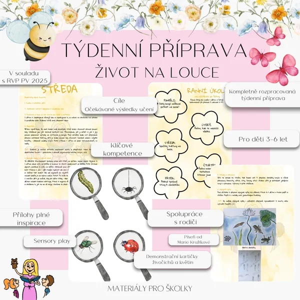 Týdenní příprava - Život na louce 1