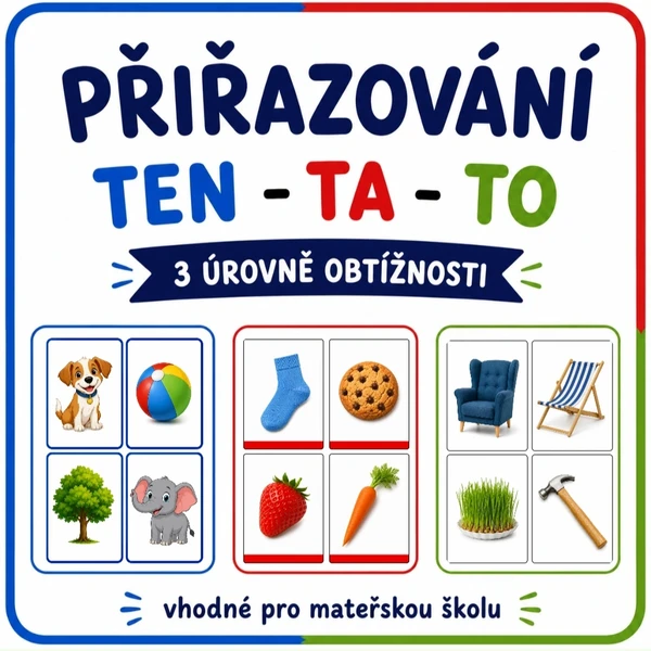 Přiřazování TEN - TA - TO 1
