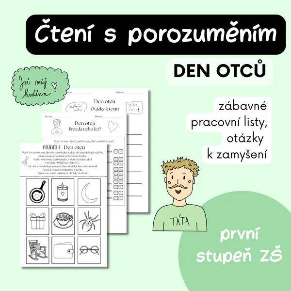 Čtení s porozuměním - Den otců 1