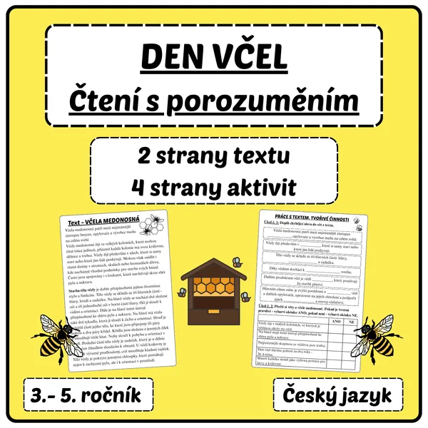 DEN VČEL - čtení s porozuměním 1