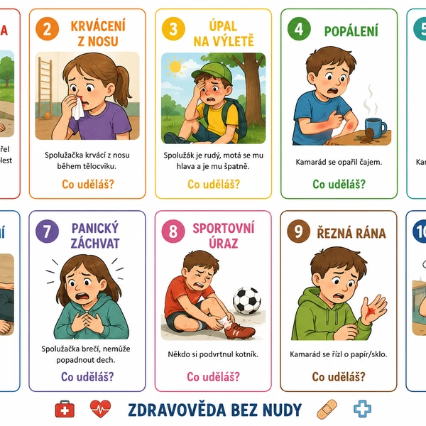 Zdravověda bez nudy - mladý záchranář 1