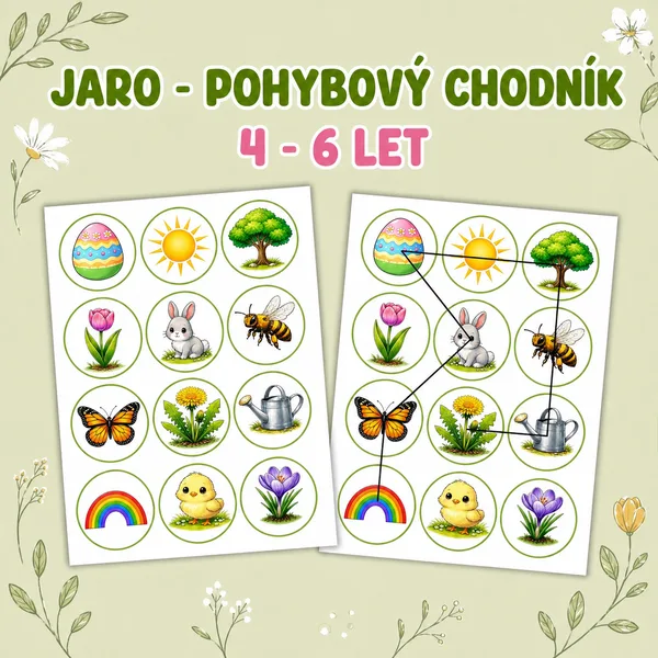 Jaro - pohybový chodník  1