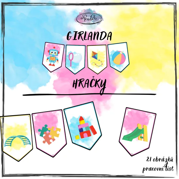Girlanda - Hračky 1