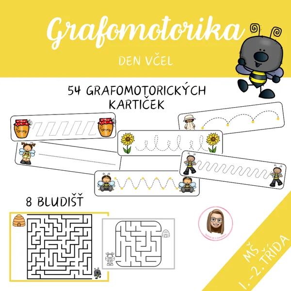 VČELA - grafomotorika 1