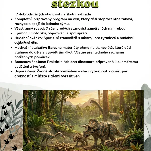 Den dětí s dinosauří stezkou 1