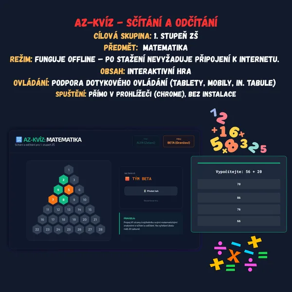 Az-kvíz - Sčítání a odčítání 1
