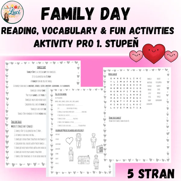 Family day - aktivity do hodin AJ 1