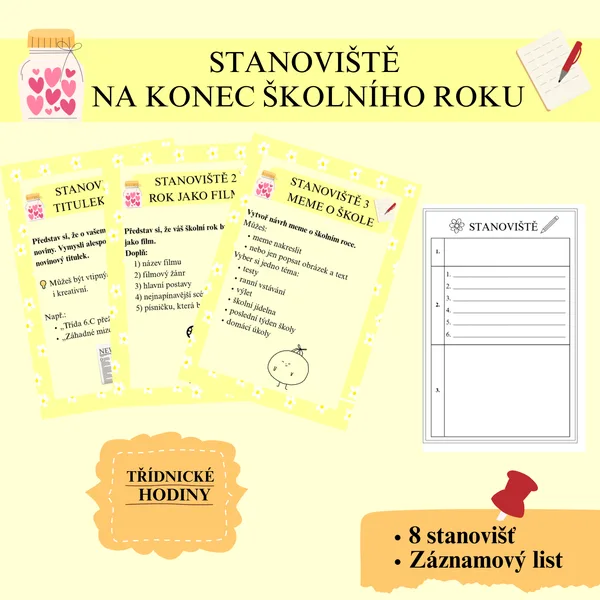 Stanoviště na konec školního roku 1