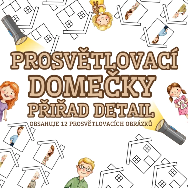 Prosvětlovací domečky -přiřaď detail 1