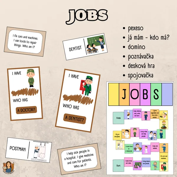 Jobs - soubor aktivit 1